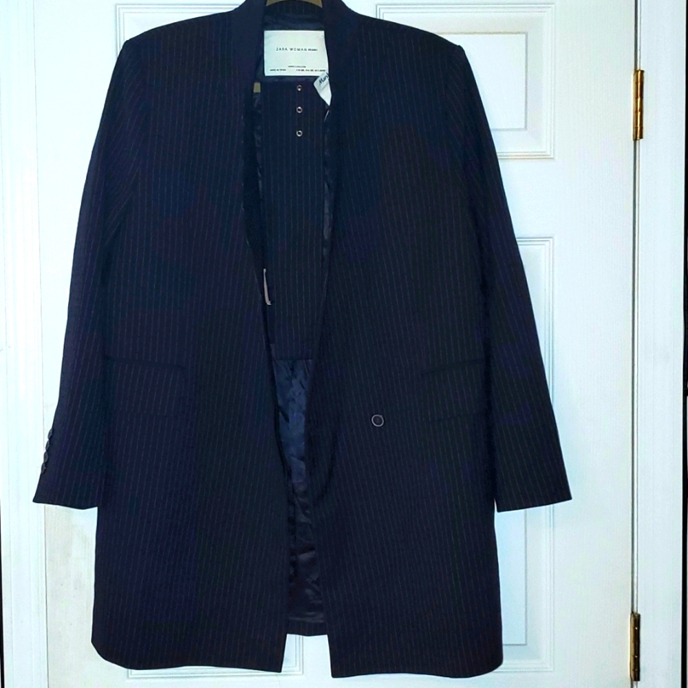 ZARA strip blazer/mini dress